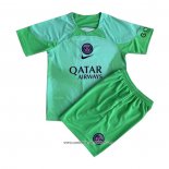 Camisola Paris Saint-Germain Goleiro 22/23 Crianca Verde