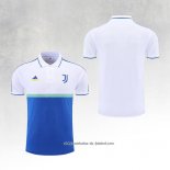 Camisola Polo del Juventus 22/23 Branco y Azul