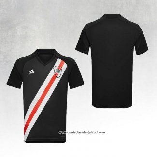 Camisola Pre Match del River 2023 Preto