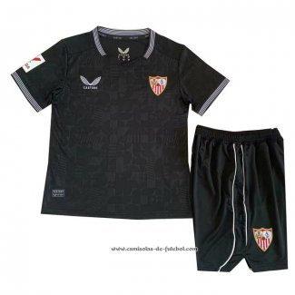 Camisola Sevilha Goleiro 23/24 Crianca Preto