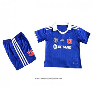 1º Camisola Universidad de Chile 2022 Crianca