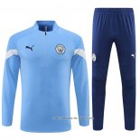 Sueter de Treinamento Manchester City 22/23 Azul