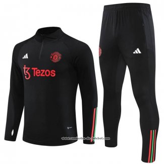 Sueter de Treinamento Manchester United 23/24 Preto