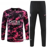 Sueter de Treinamento Paris Saint-Germain 22/23 Preto y Rosa