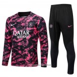 Sueter de Treinamento Paris Saint-Germain 22/23 Preto y Rosa