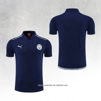 Camisola Polo del Manchester City 22/23 Azul Marino