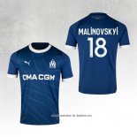 2º Camisola Olympique Marsella Jogador Malinovskyi 23/24