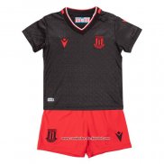 2º Camisola Stoke City 22/23 Crianca Preto