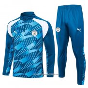 Sueter de Treinamento Manchester City 23/24 Crianca Azul