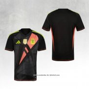 Camisola Argentina Goleiro 2024 Preto Tailandia