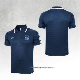 Camisola Polo del Ajax 23/24 Azul