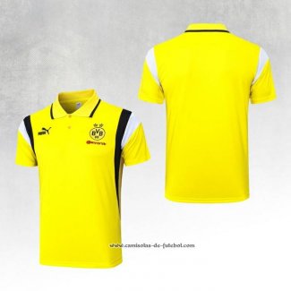 Camisola Polo del Dortmund 23/24 Amarelo