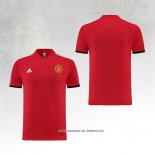 Camisola Polo del Manchester United 23/24 Vermelho