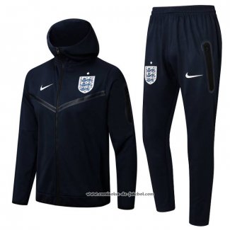 Fato de Treino Hoodie Inglaterra 22/23 Azul