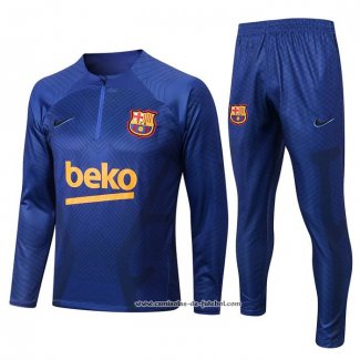 Sueter de Treinamento Barcelona 22/23 Azul