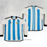 1º Camisola Argentina 3 Estrellas 2022 Manga Comprida