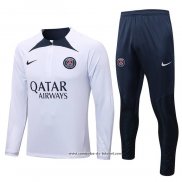 Sueter de Treinamento Paris Saint-Germain 2022-2023 Branco