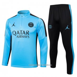 Sueter de Treinamento Paris Saint-Germain 23/24 Azul Claro