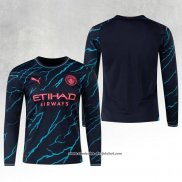 3º Camisola Manchester City 23/24 Manga Comprida