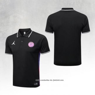 Camisola Polo del Paris Saint-Germain Jordan 22/23 Preto