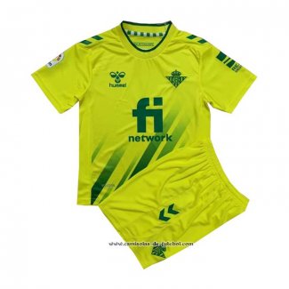 Camisola Real Betis Goleiro 22/23 Crianca Amarelo