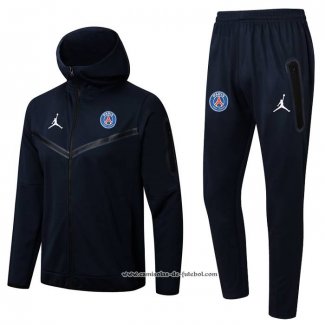 Fato de Treino Hoodie Paris Saint-Germain 22/23 Azul