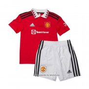 1º Camisola Manchester United 22/23 Crianca