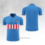 Camisola Polo del Atletico Madrid 22/23 Azul