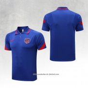 Camisola Polo del Atletico Madrid 22/23 Azul