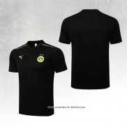 Camisola Polo del Dortmund 22/23 Preto