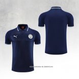 Camisola Polo del Manchester City 22/23 Azul Marino