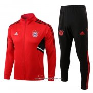 Jaqueta de Treinamento Bayern de Munique 22/23 Crianca Vermelho