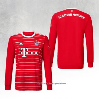 1º Camisola Bayern de Munique 22/23 Manga Comprida