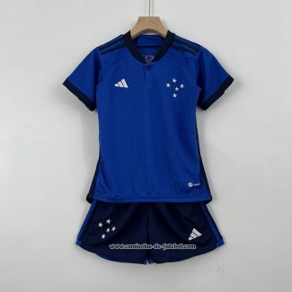 1º Camisola Cruzeiro 2023 Crianca