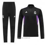 Sueter de Treinamento Real Madrid 22/23 Crianca Preto