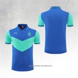 Camisola Polo del Olympique Marsella 22/23 Azul y Verde