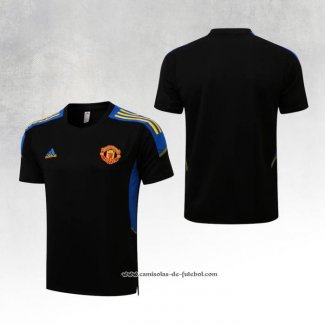 Camisola de Treinamento Manchester United 21/22 Preto