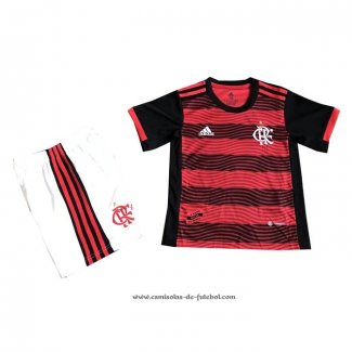 1º Camisola Flamengo 2022 Crianca