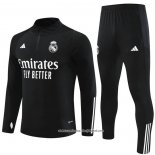 Sueter de Treinamento Real Madrid 23/24 Crianca Preto