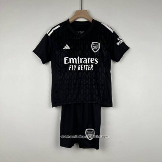 Camisola Arsenal Goleiro 23/24 Crianca Preto