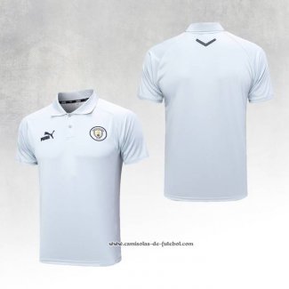 Camisola Polo del Manchester City 23/24 Cinza