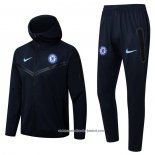 Fato de Treino Hoodie Chelsea 22/23 Azul