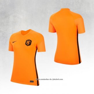 1º Camisola Holanda Euro 2022 Mulher