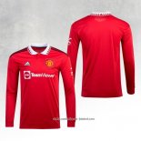 1º Camisola Manchester United 22/23 Manga Comprida