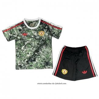 Camisola Manchester United X Stone Roses 24/25 Crianca