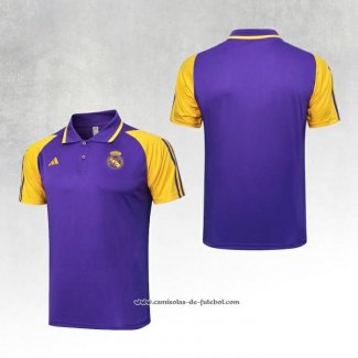 Camisola Polo del Real Madrid 23/24 Purpura