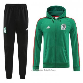 Fato de Treino Hoodie Mexico 22/23 Verde