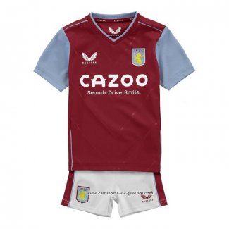 1º Camisola Aston Villa 22/23 Crianca