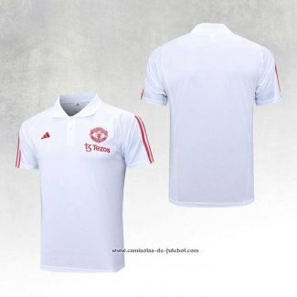 Camisola Polo del Manchester United 23/24 Branco