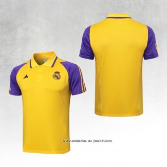 Camisola Polo del Real Madrid 23/24 Amarelo